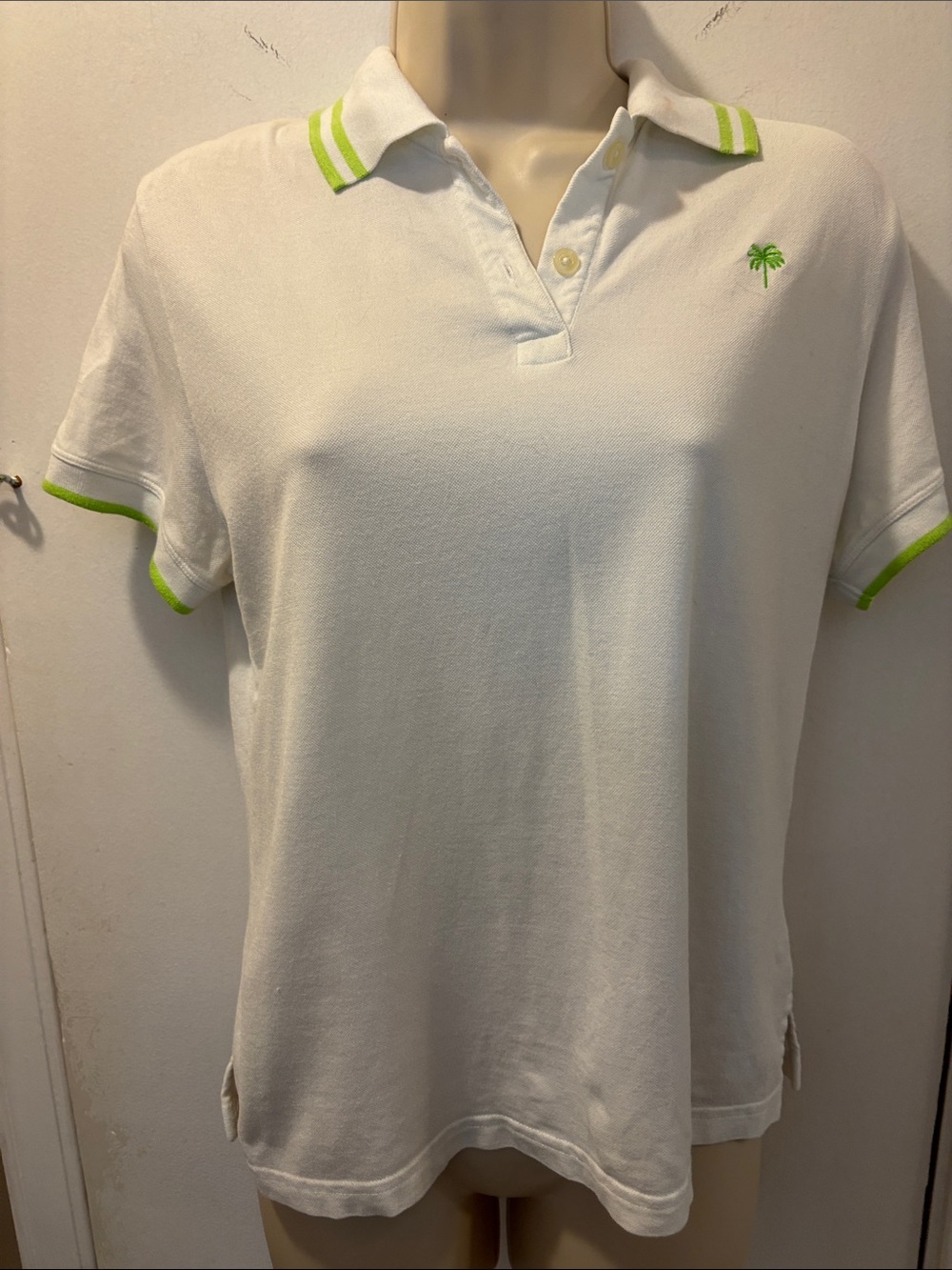 Vintage Lilly Pulitzer Medium?  Polo Top cropped 26-166